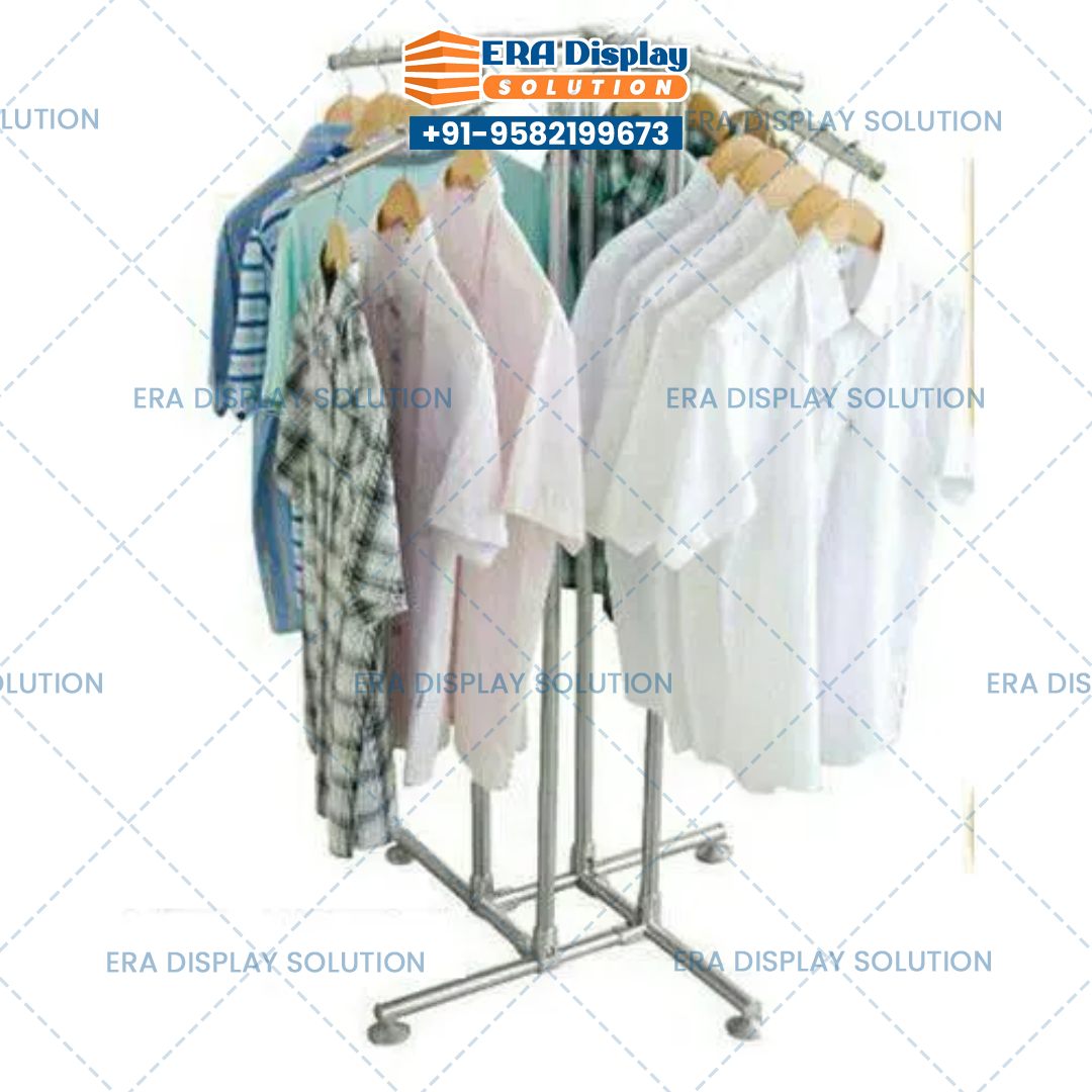 Four Way Cloth Display Stand In Bhubaneswar